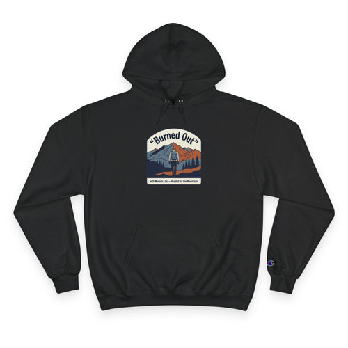 Champion Hoodie - 'Traded Deadlines for Treelines' Outdoor Arborist Graphic Hoodie
