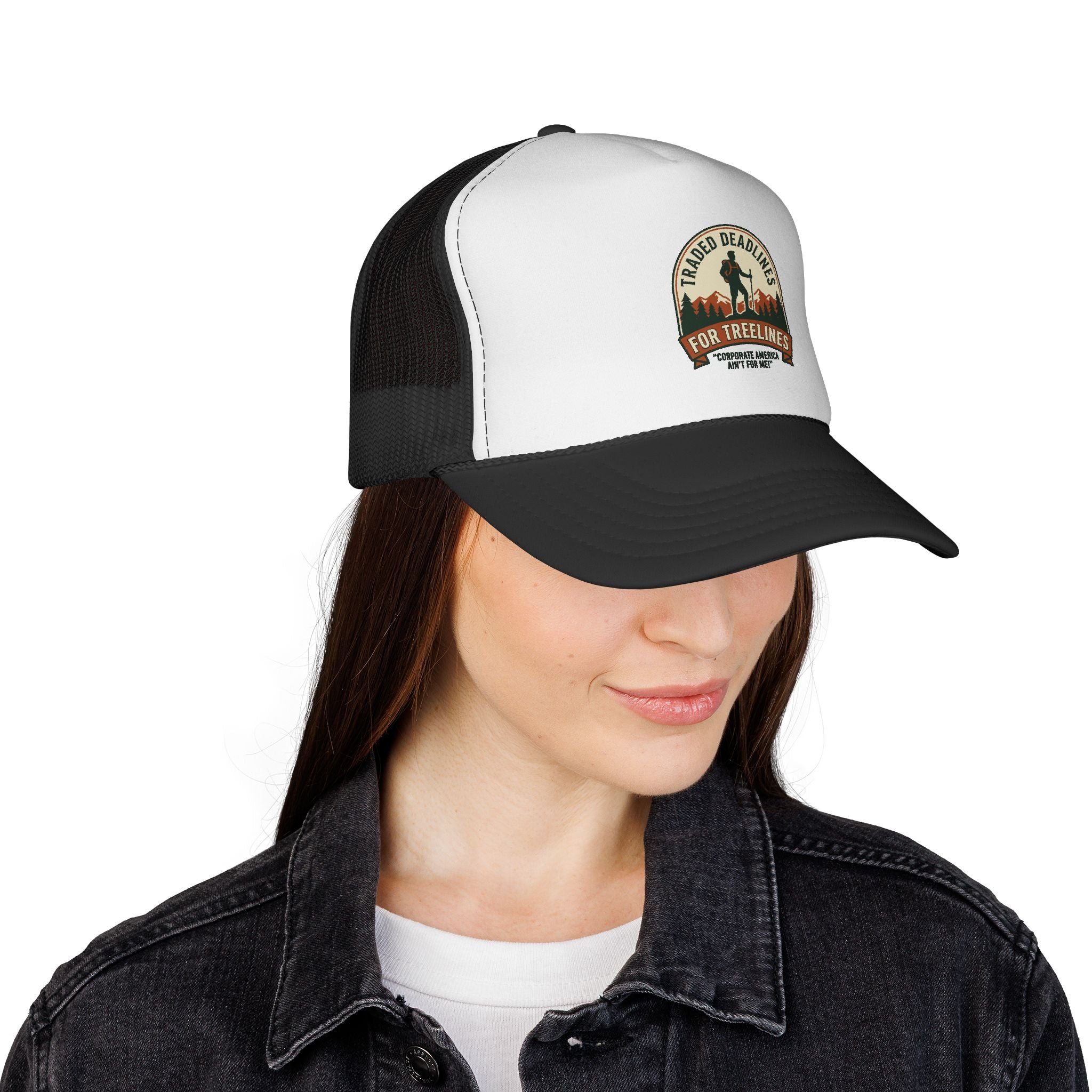 Trucker Cap — 'Trader Deadline For Treelines' Outdoor Hunting Mesh Hat