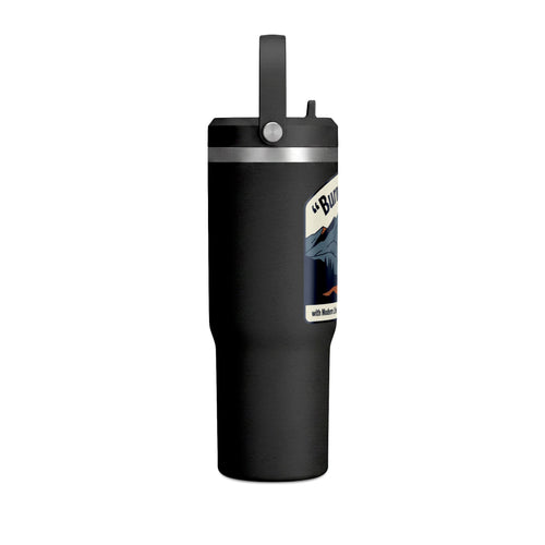 Burned Out Hiker 32oz Tumbler – Adventure Travel Insulated Cup