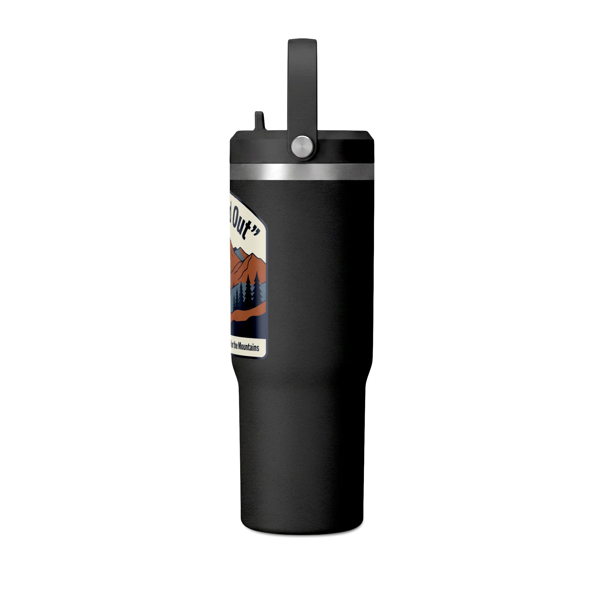 Burned Out Hiker 32oz Tumbler – Adventure Travel Insulated Cup
